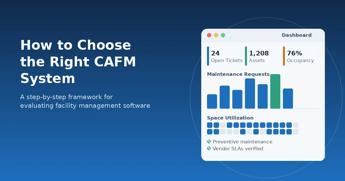 How to Choose the Right CAFM Software