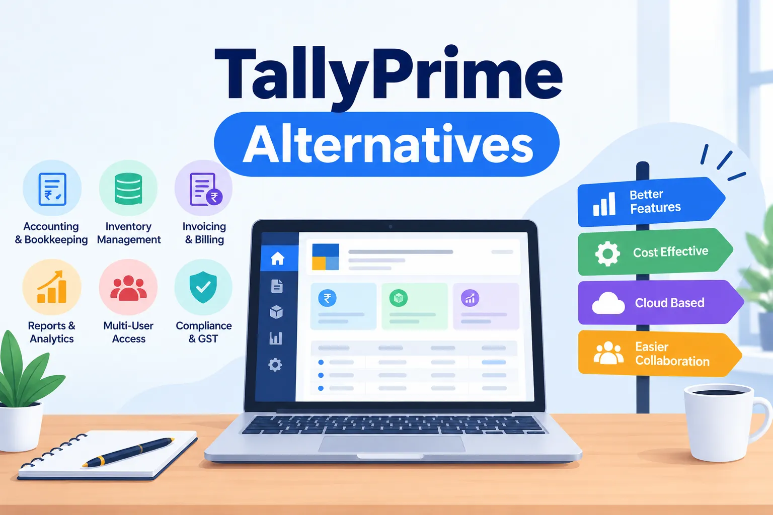 7 Best TallyPrime Alternatives in 2026 (Compared for Indian Businesses)